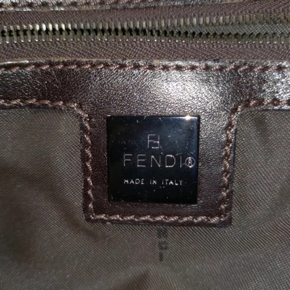 🤎❌️SOLD❌️FENDI Zucchino Handle Bag🤎 - Picture 9 of 10